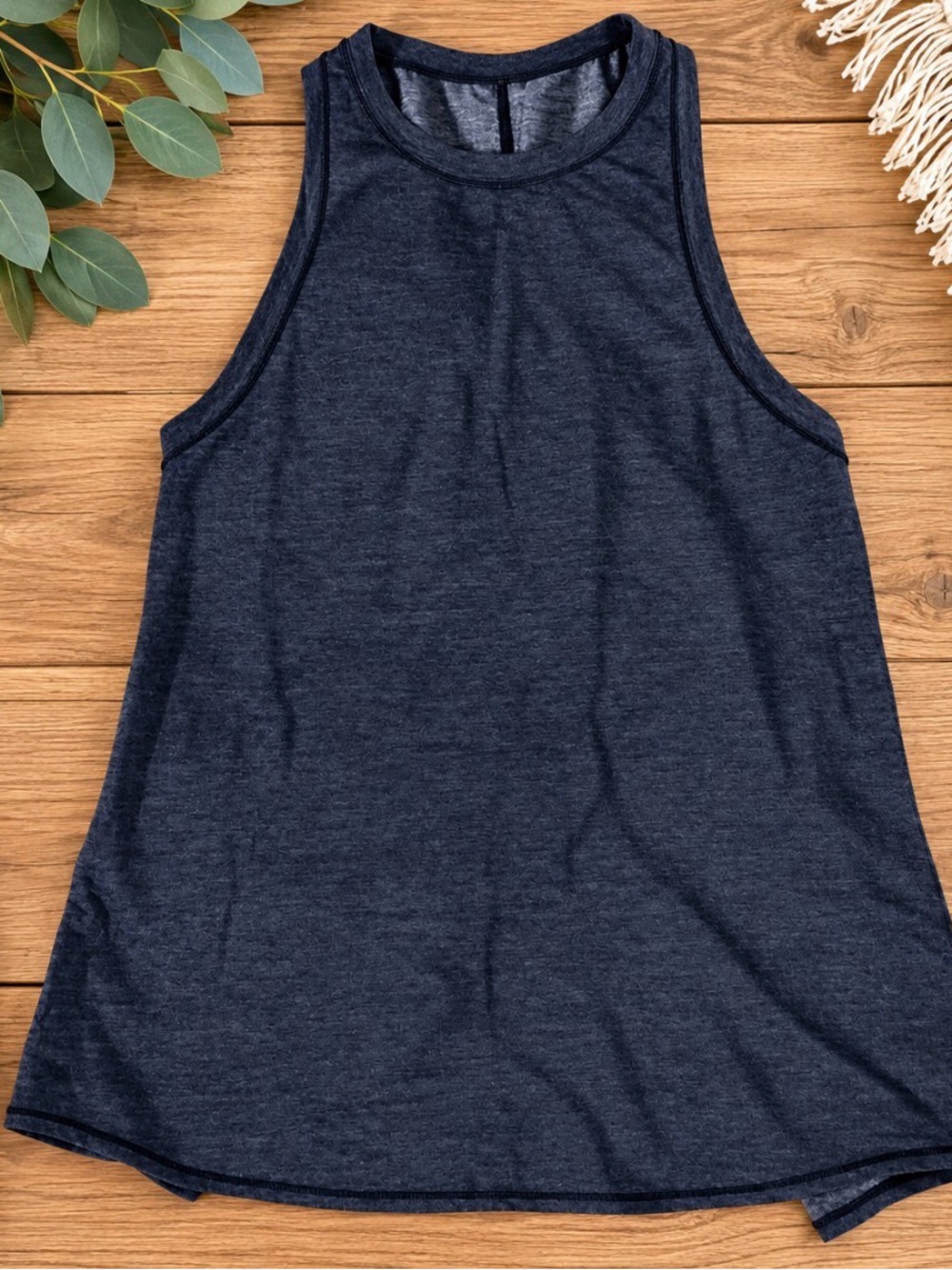 lululemon athletica Navy Blue Muscle Tank